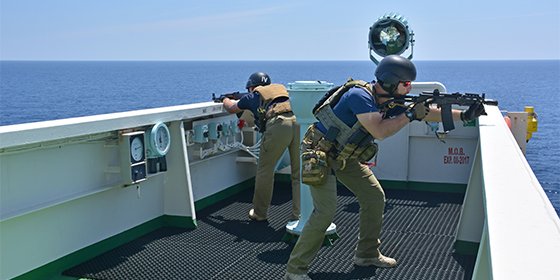 Tactical Deployment at sea 560